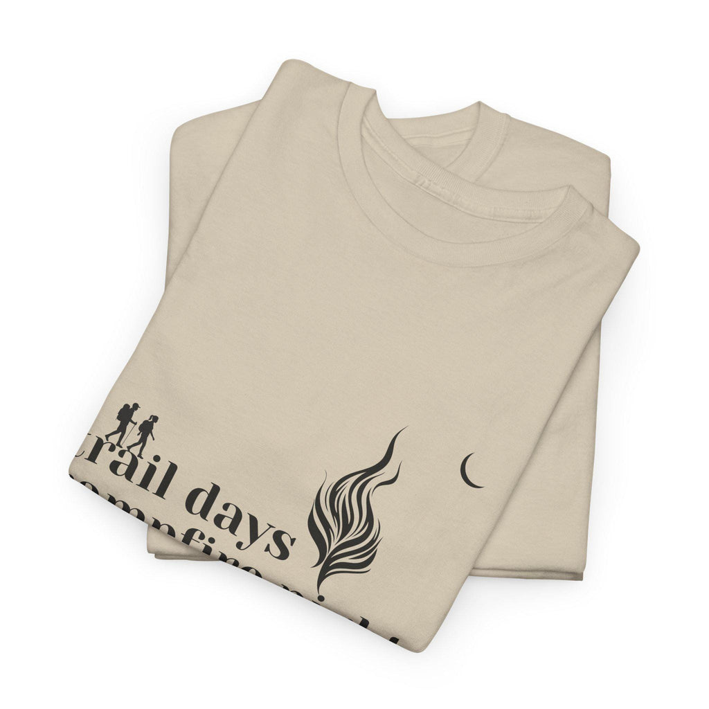 Trail Days Campfire Nights Graphic Tee, Hiking Camping Shirt