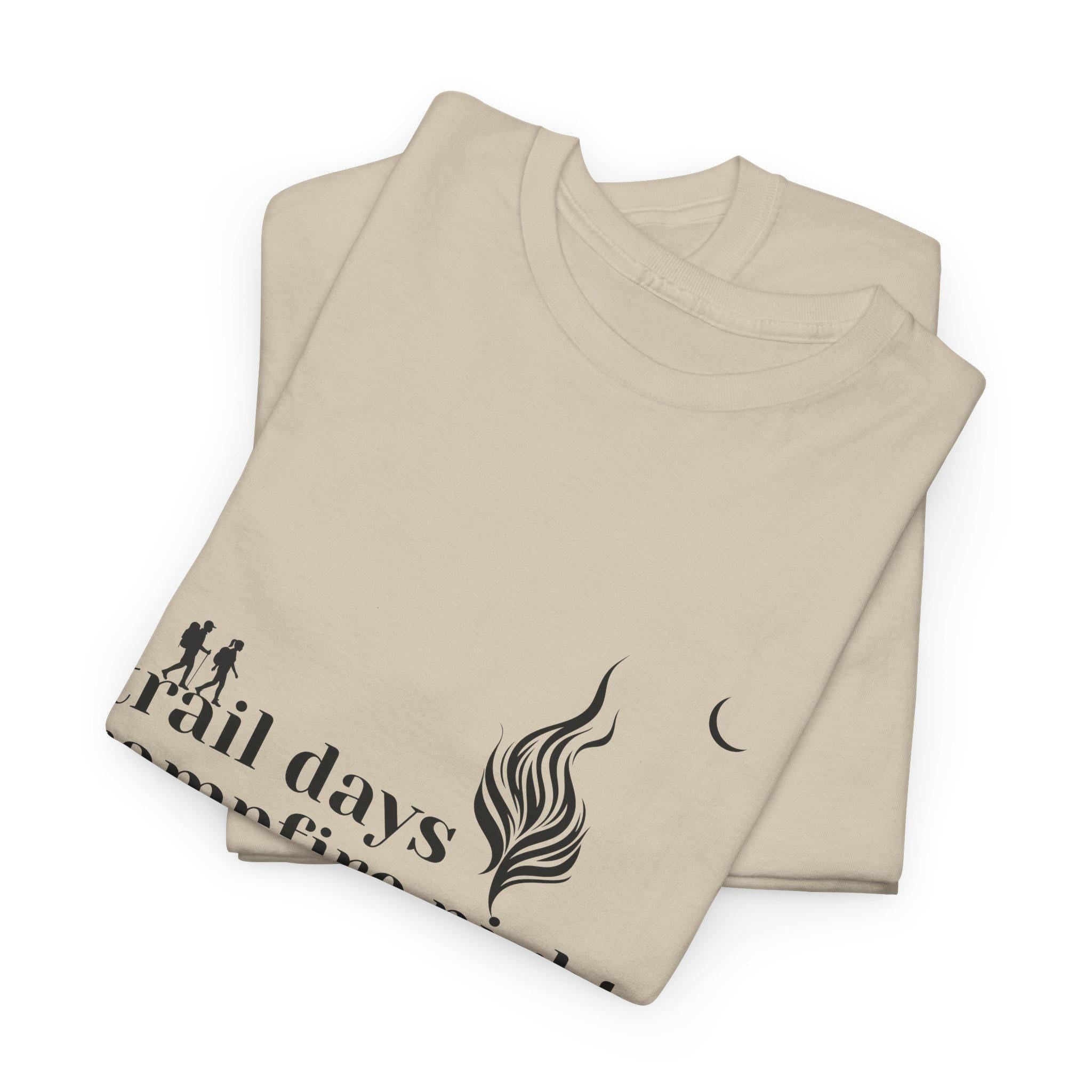 Trail Days Campfire Nights Graphic Tee, Hiking Camping Shirt